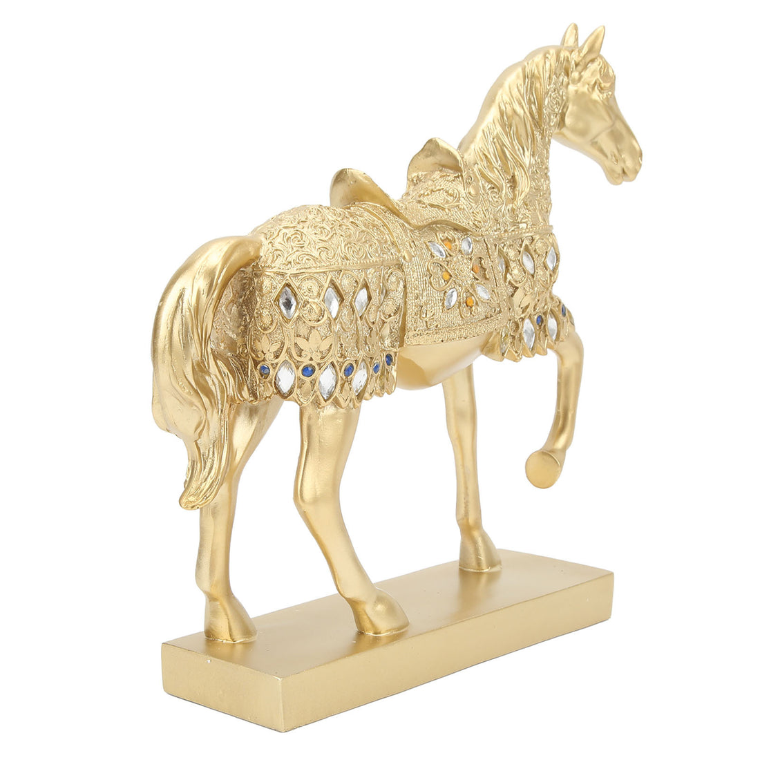 Golden Horse Figurine and Statue Ornament