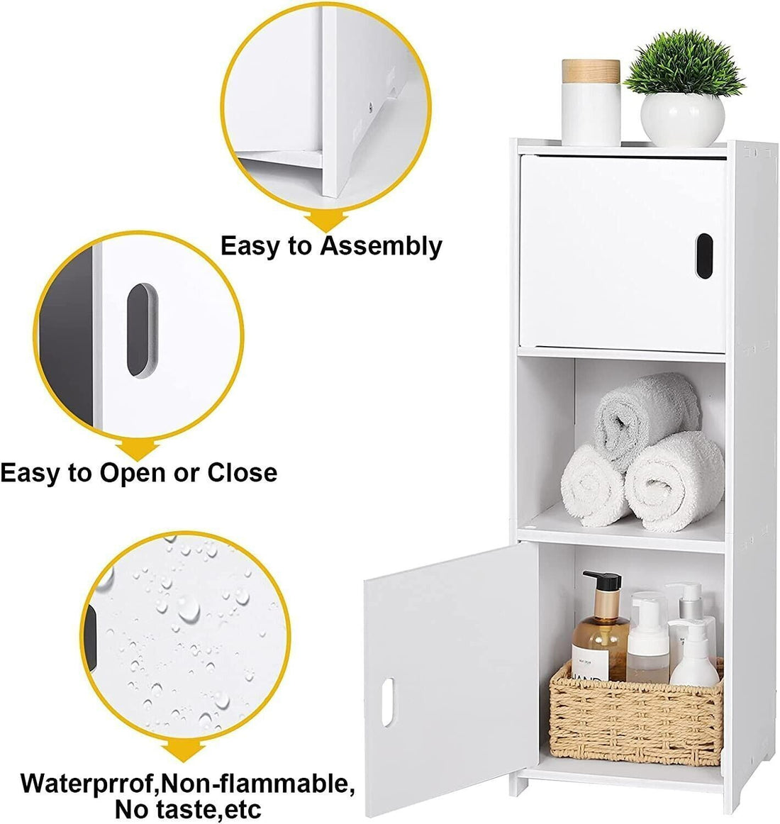 Waterproof Bathroom Storage Cabinet