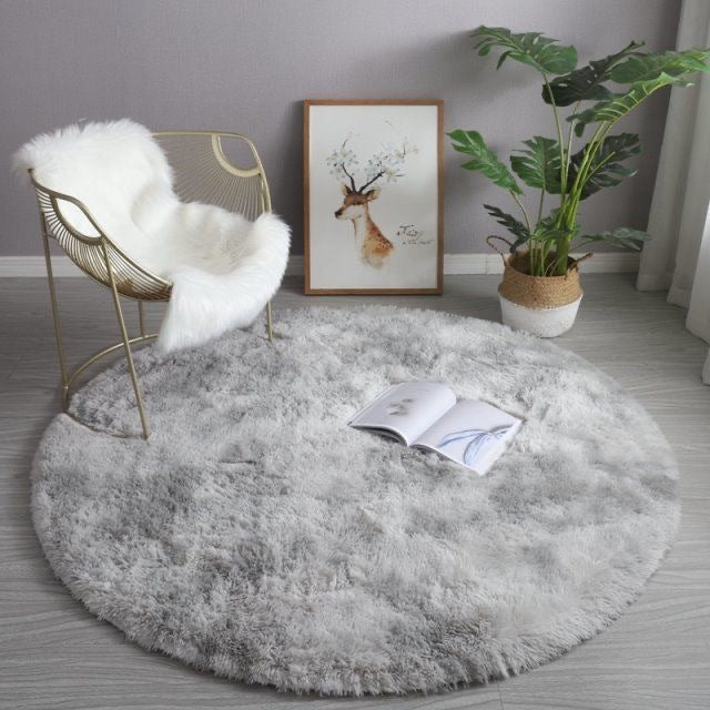 Super Soft Plush Round Rug Mat