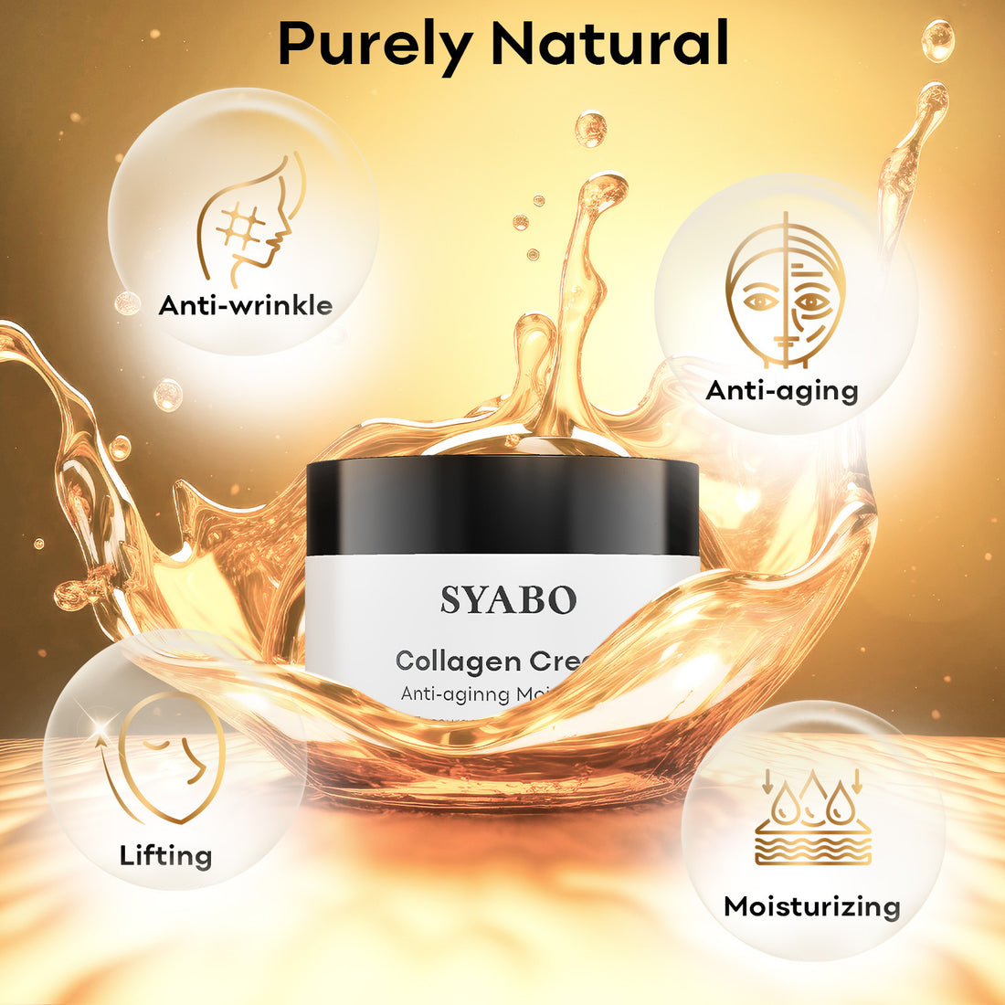 Black Gold Anti-Aging Collagen Face Cream