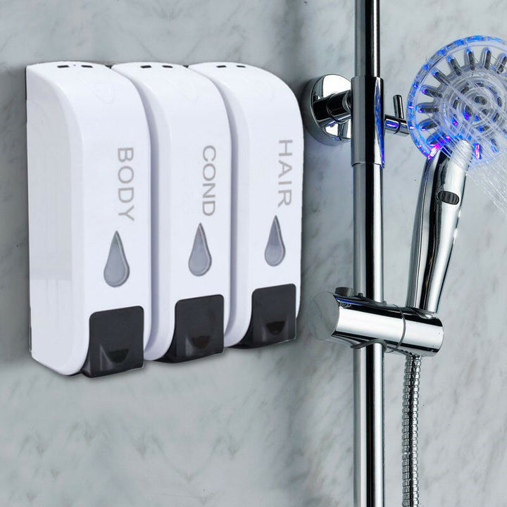 Bathroom shower dispenser