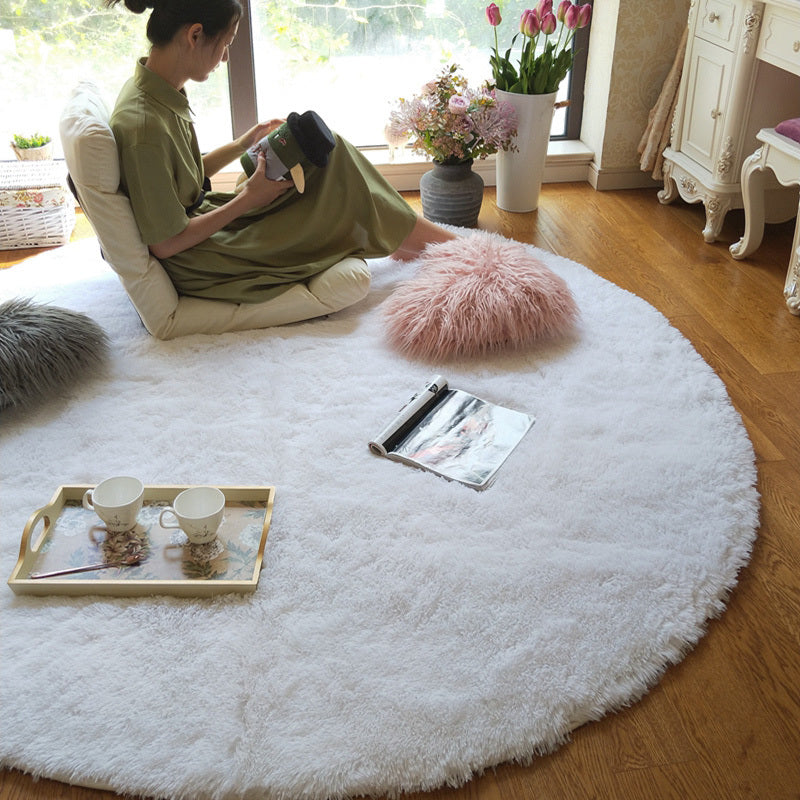 Super Soft Plush Round Rug Mat