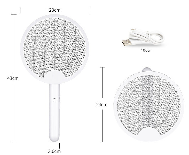 3in1 Mosquito Swatter Lithium Battery Flyswatter