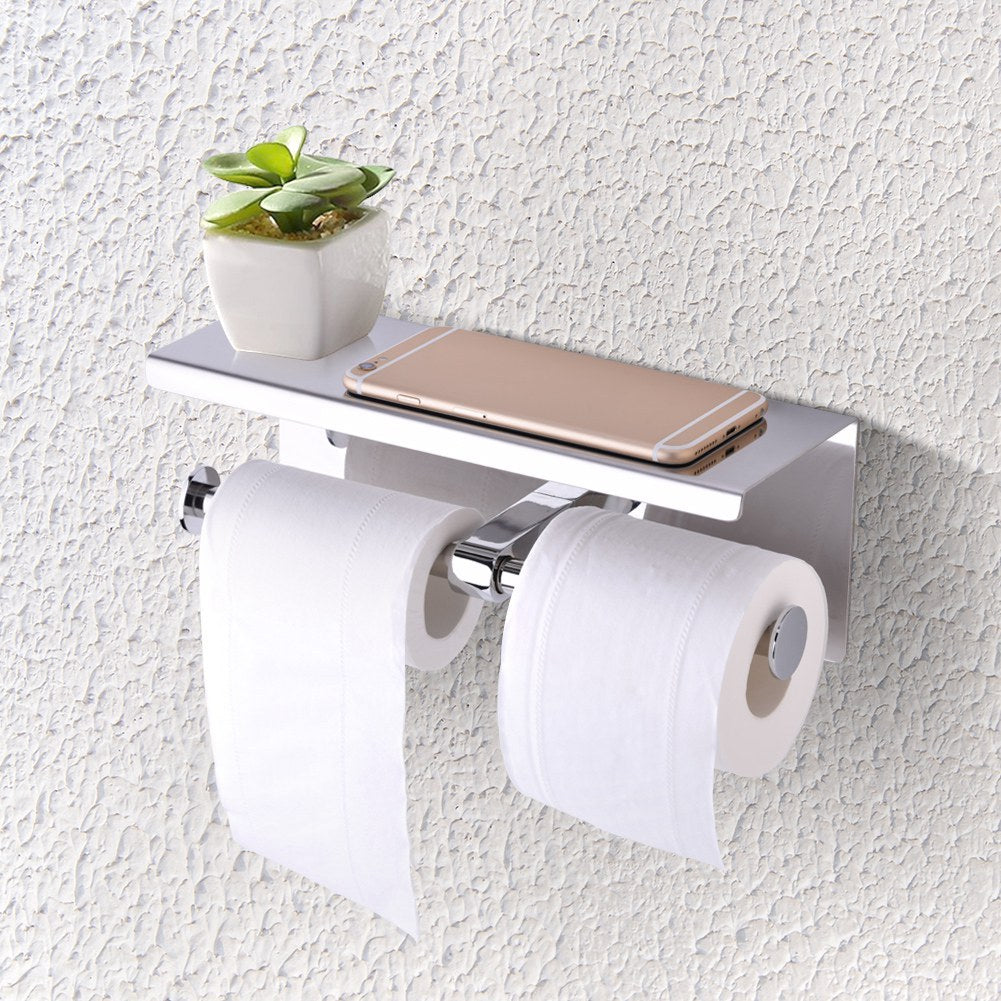 Stunning Slick Stainless Steel Toilet Paper Holder