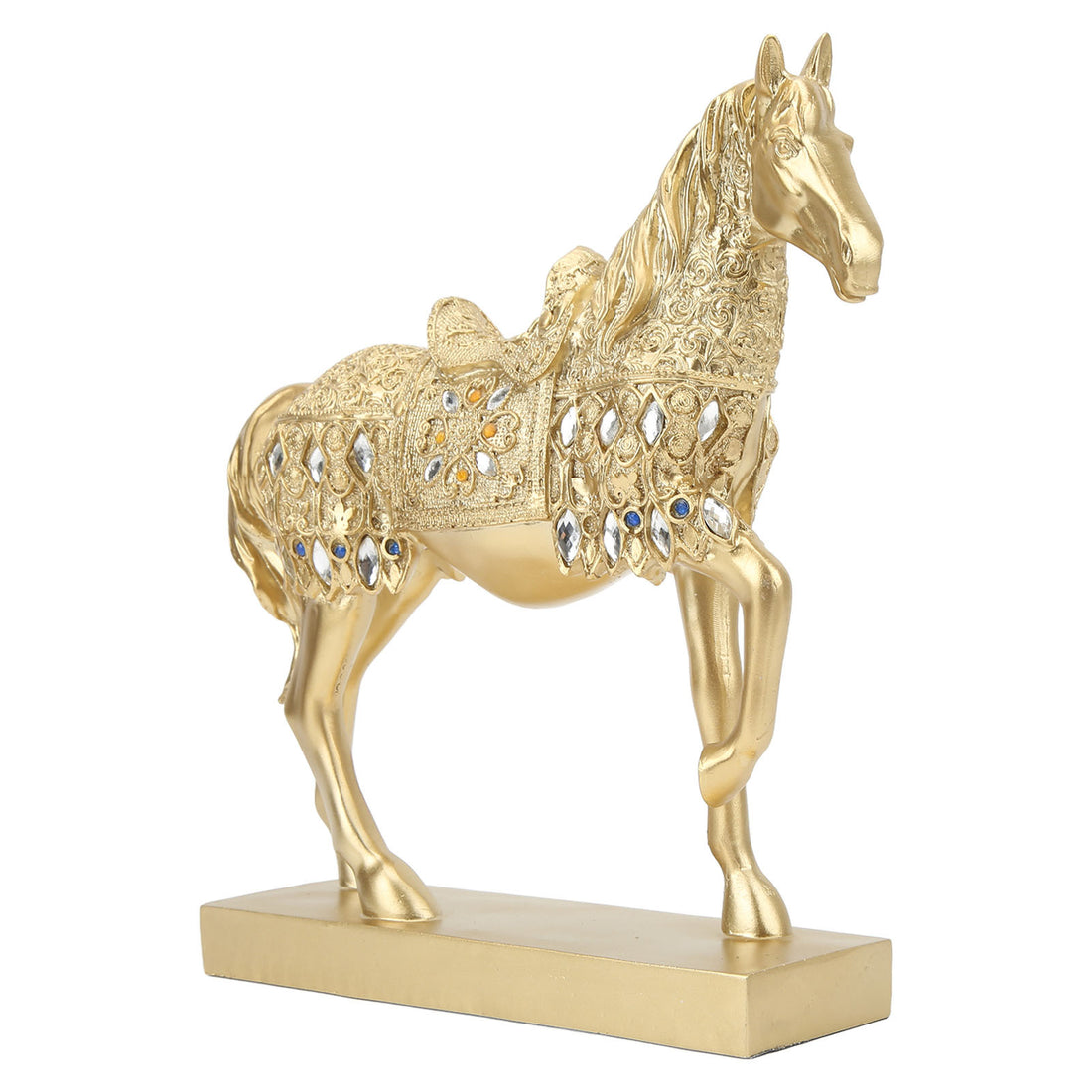 Golden Horse Figurine and Statue Ornament