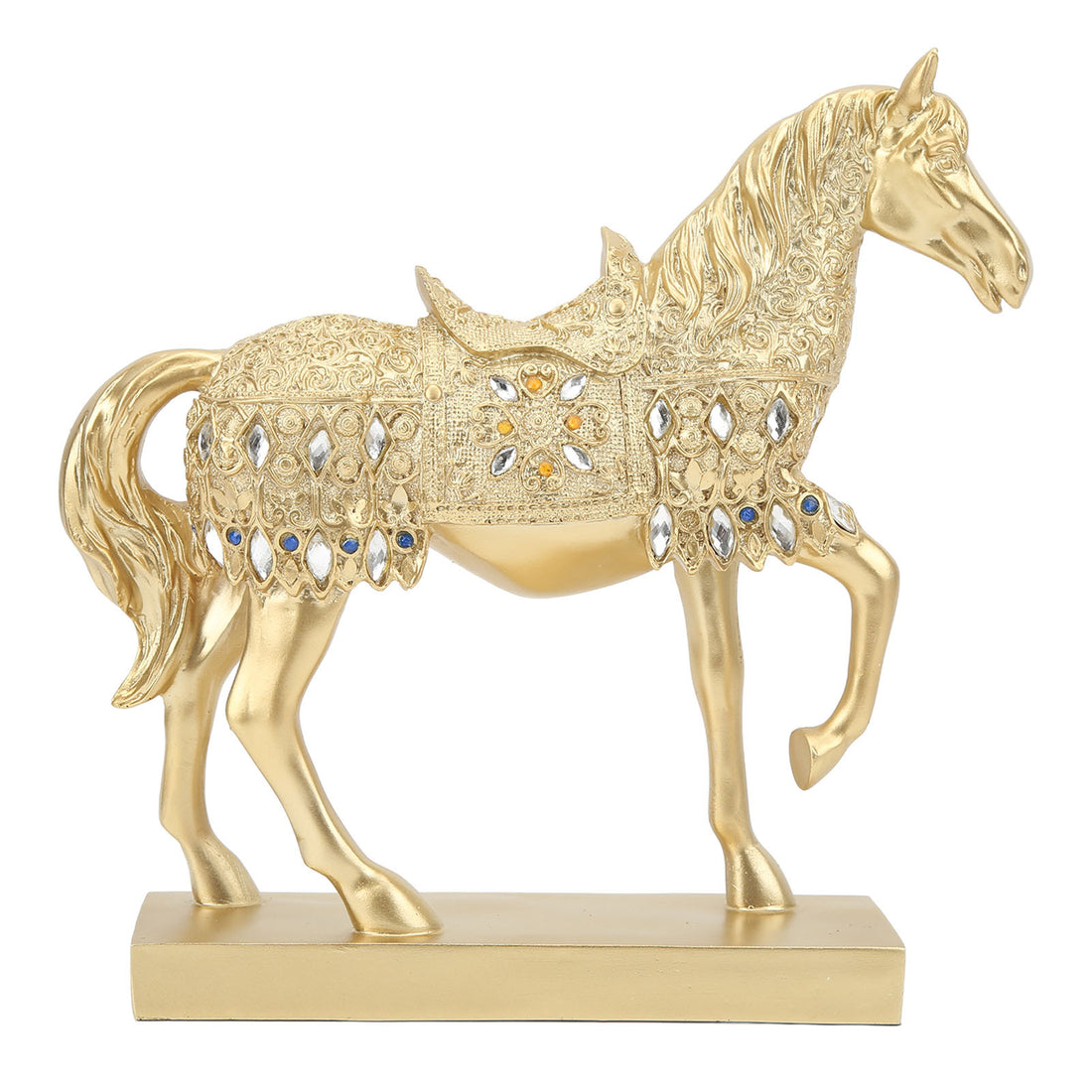 Golden Horse Figurine and Statue Ornament